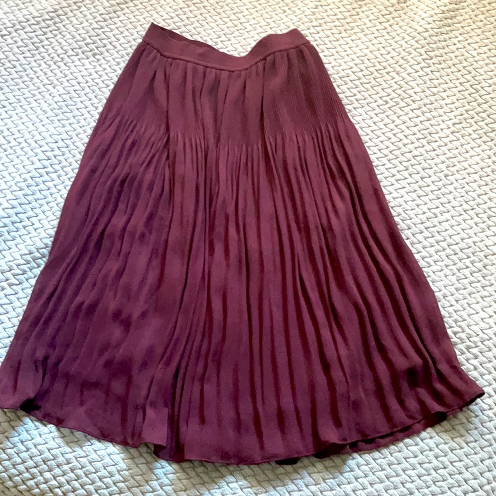 Burgundy H&M skirt